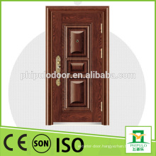 Main single fire rated security steel door design for decoration